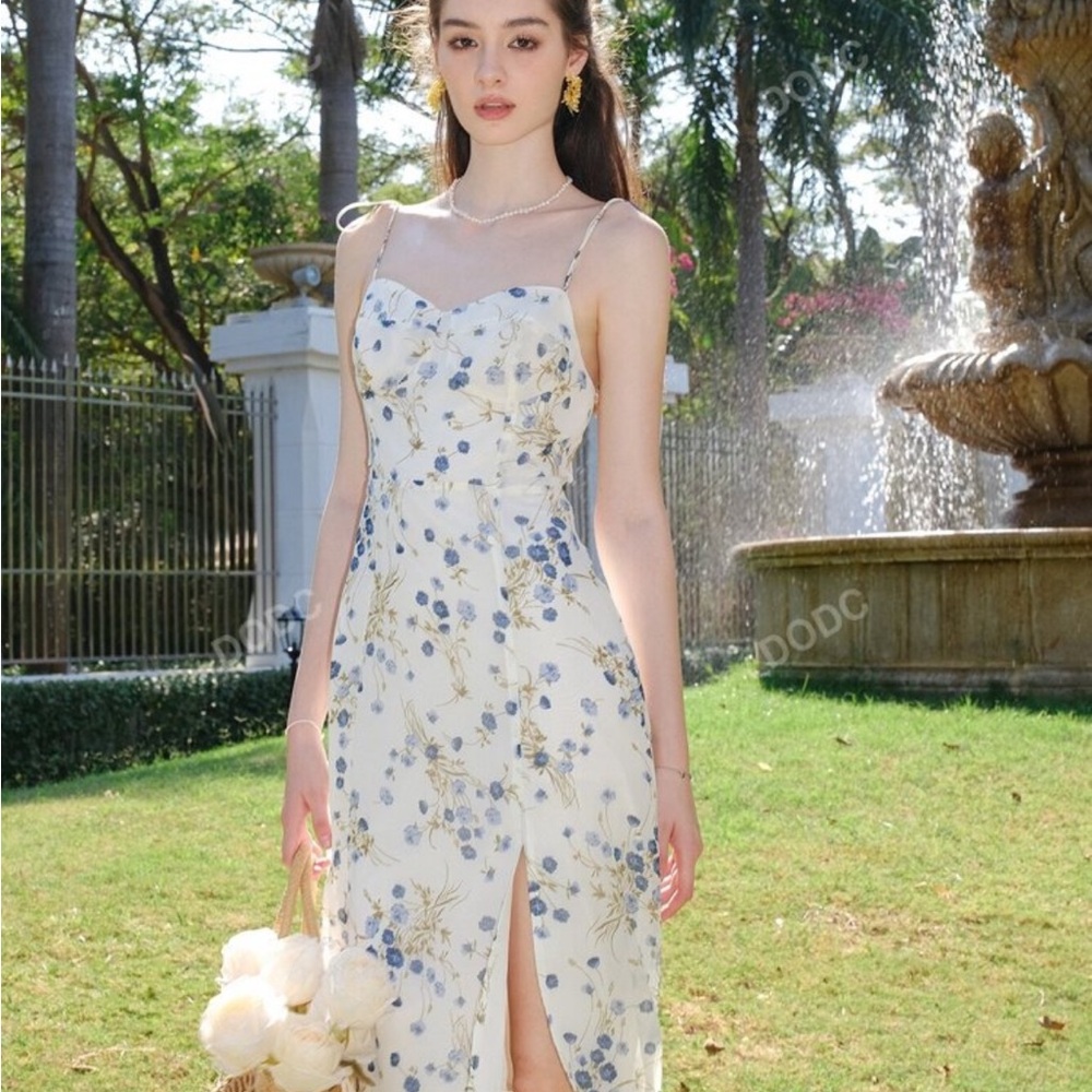 Floral Spaghetti Strap Dress